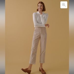 Pact Organic Cotton Corduroy Peg Pants, size M